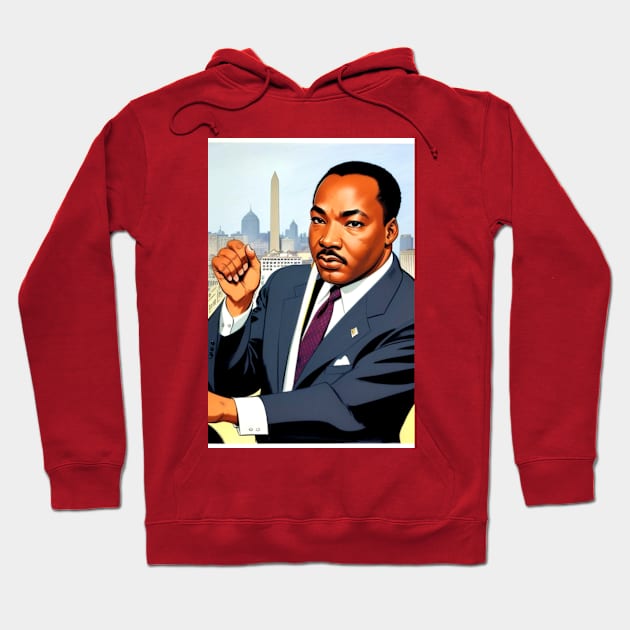 MLK JR 6 Hoodie by truthtopower